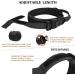 Tactical Dog Collar | Adjustable Soft Padded Nylon with Control Handle for Medium & Large Dogs | Robust Metal Buckle - Black - Buy Online on GoSupps.com