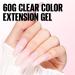 Tomicca 60g Light Pink Acrylic Gel for Nails | Quick Extender Polygel Starter Set for Beginners & Professionals | Long-Lasting Natural Look - Buy Online on GoSupps.com