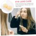 HOMSFOU 3pcs Contact Lens Case with Mirror - Portable Plastic Travel Foil Crystal - Yellow - 7x4.5x2.5CM | Buy Internationally - Buy Online on GoSupps.com