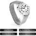 MauJOY Speaking Women's Watch - Clear & Loud for Seniors & Visually Impaired - Ultra-Durable White Dial with Black Digits Men s TK8835 Splitting Band - Buy Online on GoSupps.com