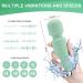 Mini Waterproof Handheld Cordless Back Wand Massager - Green (6x1.5 inch) - Buy Online on GoSupps.com