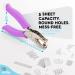 Single Hole Punch Metal Purple  1/4  Hole Puncher with Soft Grip Handles for Paper and Crafts Round Circle Shape  for Kids and Adults  Also Available in Green  Pink  Red  Blue  Grey  1 Pc   by Enday PURPLE 1 - Buy Online on GoSupps.com