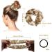 TRUEIN Silk Scrunchies for Women Girls Soft Satin Hair Scrunchies Big Elastic Scrunchy Hair Bands and Large Hair Ties Ropes Traceless Scrunchies Set for Thick Thin Hair Bobbles - Buy Online on GoSupps.com
