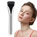 Powder brush for liquid fondation women |Ultra Thin Foundation Brush |Foundation Pinsel Makeup Concealer Brush |Make up brush flat fiber hair face brush |Beauty gifts for women girls rubber gear made of copper pipe