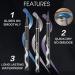 UCANBE 3PC Metallic Liquid Eyeliner Set - Blue, Purple, Silver Glitter Eye Liner Pen | Waterproof, Smudge Proof, Long Lasting Formula - Buy Online on GoSupps.com