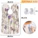 Animal Butterfly Flowers Beard Bib Apron - Waterproof Hair Catcher for Men | Perfect Grooming Gift with Suction Cups - Buy Online on GoSupps.com