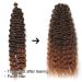 22 Inch Ocean Wave Crochet Hair 3 Pack Deep Twist Braiding Synthetic Hair Extension - 22 Inch (Pack of 3) 1B - Buy Online on GoSupps.com