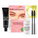 Eyebrow Color Kit 2 in 1 Eyelash & Eyebrow Color Set- Quick and Thick Coloring Natural Eyebrow Color Kit Professional DIY at Home Use 10ml (black)