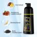 Evil Black hair color shampoo for gray hair black hair dye shampoo 3 in 1semipermanent hair color shampoo for women and men 100 gray coverage - Buy Online on GoSupps.com