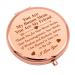 Bonus Mom Gifts from Daughter Compact Makeup Mirror for Mother in Law Thank You Gifts for Step Mom Bonus Mom Gifts Adoption Gifts Folding Makeup Mirror Birthday Retirement Gifts