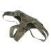Dog Lift Harness Adjustable Dog Hind Leg Support Sling Hook and Loop Design Dog Lift Support Harness for Disabled Injured Old Dog Military Green(L)