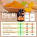 Organic Turmeric 2280mg with Black Pepper & Ginger - 180 Vegan Capsules | High Strength Curcumin Supplement | UK Made by Prowise Healthcare - Buy Online on GoSupps.com