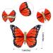 DEEKA 16 PCS Small Handmade Butterfly Hair Clips - Realistic Colorful 90s Barrettes for Women and Girls - Yellow & Orange - Buy Online on GoSupps.com
