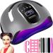 Amzeeniu 168W Nail Dryer Lamp - Professional UV LED with Infrared Sensor & 4 Timer Settings for Gel Nails - Ideal for Home & Salon Use - Buy Online on GoSupps.com