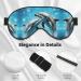 SSIMOO Dolphins in Love Eye Mask | Ultra-Soft Light-Blocking Sleep Mask for Comfort & Restful Sleep - International Shipping Available - Buy Online on GoSupps.com