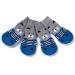 Buy PET Heroic Indoor Anti-Slip Socks for Dogs & Cats - 6 Sizes (S to 3XL) | Paw Protection & Traction with Silicone Gel - Blue Bear L - Buy Online on GoSupps.com