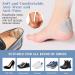 6-Piece Premium Heel Cushion Inserts | Heel Protection Pads for Men | Boot Shoe Filler & Protector - Gray Black Skin Colors - Buy Online on GoSupps.com