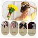 FRCOLOR bangs comb crystal hair combs bride hair comb wedding hair comb bridal hair comb decorative hair combs wedding headpiece for bride simple Miss aluminum alloy Comb - Buy Online on GoSupps.com