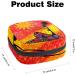 GIAPB Period Bag - African Tribal Woman Print, Sanitary Napkin Storage & Travel Makeup Pouch - Buy Online on GoSupps.com