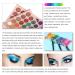 Cyerie Palette - 40 Highly Pigmented Eyeshadow Colors | Matt Shimmer & Metallic | Professional Warm Natural Bronze & Smoky Shades - Buy Online on GoSupps.com