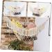 Buy Healvian 4-Piece Yoga Ball Stand & Hanging Fruit Basket - Plush Toy Hammock for Kids | Bohemian Baby Toy Storage - Buy Online on GoSupps.com