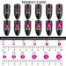 YHMQ 1440PCS Rhinestones & Nail Crystals - Crystal Peach SS12 (2.8 & 3.0mm) for Stunning Nail Art | International Shipping Available - Buy Online on GoSupps.com