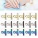 18-Piece Stainless Steel Nail Extension Tweezers Set | Nail Art Tools & Accessories for Manicure - Buy Online on GoSupps.com