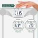NUTRI FIT Digital Bathroom Scale with BMI, Large Backlight Display - 400 lbs Capacity - Buy Online on GoSupps.com