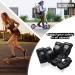 Adult/Youth Protective Gear Set for Skateboarding, Cycling, BMX - 6pcs Black Large - Buy Online on GoSupps.com