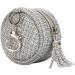 Premium Light Gray Leather PU Pacifier Holder with Clips | Keychain Diaper Bag Accessory for Boys & Girls - Buy Online on GoSupps.com