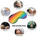 Pride Month LGBTQ Rainbow Sleep Mask | Blackout Eye Cover for Women Men | Adjustable Strap for Yoga Travel Nap - Buy Online on GoSupps.com