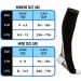 Compression Socks for Men & Women - Speed Up Recovery, Graduated Athletic Fit for Running, Nurses, Travel - Boost Stamina & Circulation - Black/Grey - S-M (2 Pairs) - Buy Online on GoSupps.com