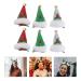 Lurrose 6pcs Christmas Hair Clips - Santa Claus Cap Hairpins | Festive Hair Accessories for Holiday Parties - Buy Online on GoSupps.com