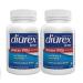 Diurex Ultra Re-Energizing Water Pills - Relieve Water Bloat - Feel Better Less Heavy 2-80 Count Bottles