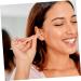 Rose Gold Spiral Ear Cleaner Tool - Stainless Steel Ear Pick for Earwax Removal | Reusable Outdoor Ear Accessory - 13X0.5CM - Buy Online on GoSupps.com