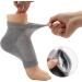 Moisturizing Gel Heel Socks - 6 Pairs for Dry Cracked Feet | Open Toe Spa Socks for Women and Men - 6 Colors - Buy Online on GoSupps.com