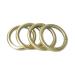 Bobeey 8pcs Brushed Bronze Spring O Ring,Round Carabiner Snap Clip Trigger Spring Keyring Buckle,O Ring for Bags,Purses BBC3 (1 1/4''(3.2cm), Brushed Bronze) Brushed Brass 1.25''(3.2cm) 8pcs