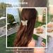 8 Pcs Butterfly Flower Claw Clips & Spiral Hair Ties Set for Women and Girls - Buy Online on GoSupps.com