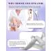 Rechargeable Facial Epilator for Women | Cordless Mini Electric Lady Shaver with 2 Speeds | 32 Tweezers Hair Remover for Face, Legs, Arms, Armpit, Bikini - Purple - Buy Online on GoSupps.com