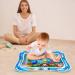Cuku Tummy Time Water Play Mat for Baby & Toddlers | Inflatable Activity Center for Stimulation and Growth | Blue - Buy Online on GoSupps.com