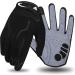 Westwood Fox WFX Vollfinger Mountain Bike Gloves | Touchscreen Padded Anti-Slip Racing Gloves for Men & Women - Black - Buy Online on GoSupps.com