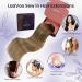 LAAVOO Treeen Real Hair Extensions - Brown Ombre Sew In Weft 100g Light Brown Balayage #8/16/8 50cm - Buy Online on GoSupps.com