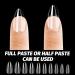 500 Almond Nail Tips - Acrylic Artificial Nails | 10 Sizes for Women & Girls - Premium Quality - Buy Online on GoSupps.com