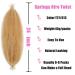 Buy LPARMJIT 24 Springy Afro Twist Hair - 8 Packs Pre-Separated Kinky Marley Extensions for Soft Butterflying - Perfect 27/613 Color - Buy Online on GoSupps.com