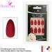 Bling Art Almond False Nails Fake Stiletto Matte Red Acrylic 24 Long Tips Glue - Buy Online on GoSupps.com