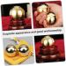 Buy Gatuida Brass Gymnastics Balls 4-Piece Fitness & Hand Training Set | Copper Baoding Roller Massagers - Buy Online on GoSupps.com