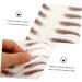DRESSOOS 4 Sheets Waterproof Eyebrow Stickers Fake Eyebrow Stickers 4d Transfer Stickers Cosmetic 6d Make up 21x14.8cm Brown - Buy Online on GoSupps.com