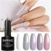 INPING Gel Nail Polish Set - 10 Colors Nude Gray White Skin Natural Dust Purple Glitter Pink Soak Off UV Varnish - Ideal for DIY Nail Art, Manicure Salon - 8ml (Light Nude) - Buy Online on GoSupps.com