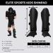 Elite Sports Muay Thai MMA Kickboxing Boys and Girls Shin Guards for Age 4 to 8 Years  Instep Guard Sparring Protective Leg Shin Kick Pads for Kids Black - Buy Online on GoSupps.com
