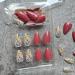 Almond Press on Nails - Short Floral Acrylic Nails Kit | Glossy Fall Design | 24Pcs Reusable Stick On Nails for Women & Girls - Buy Online on GoSupps.com